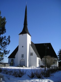 The church in winter
